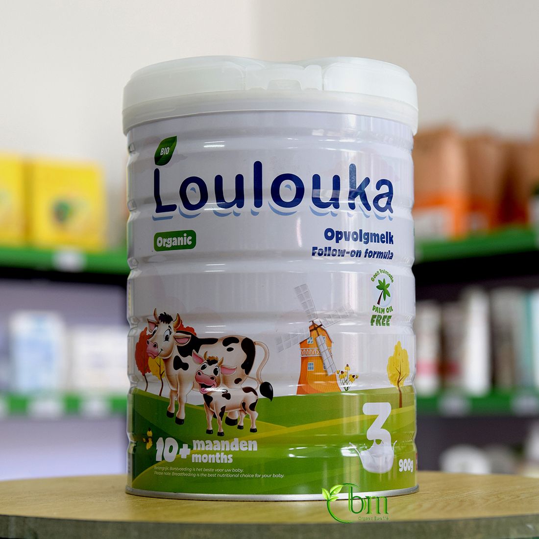  Sữa bò công thức hữu cơ Loại 3 (dành cho trẻ từ 10 tháng) 900gr - Loulouka 