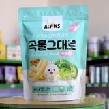  Bánh gạo lứt ăn dặm hữu cơ cho bé vị khoai lang tím Alvins 25g 