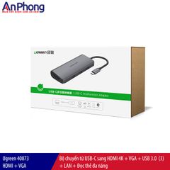 Bộ chuyển đổi đa năng USB Type-C Ugreen 40873