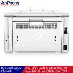 Máy in laser HP LaserJet Pro M203dw G3Q47A