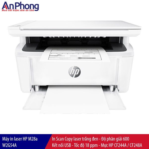 Máy in laser HP LaserJet Pro M28a W2G54A