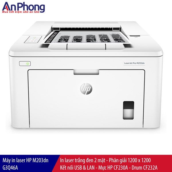 Máy in laser HP LaserJet Pro M203dn G3Q46A