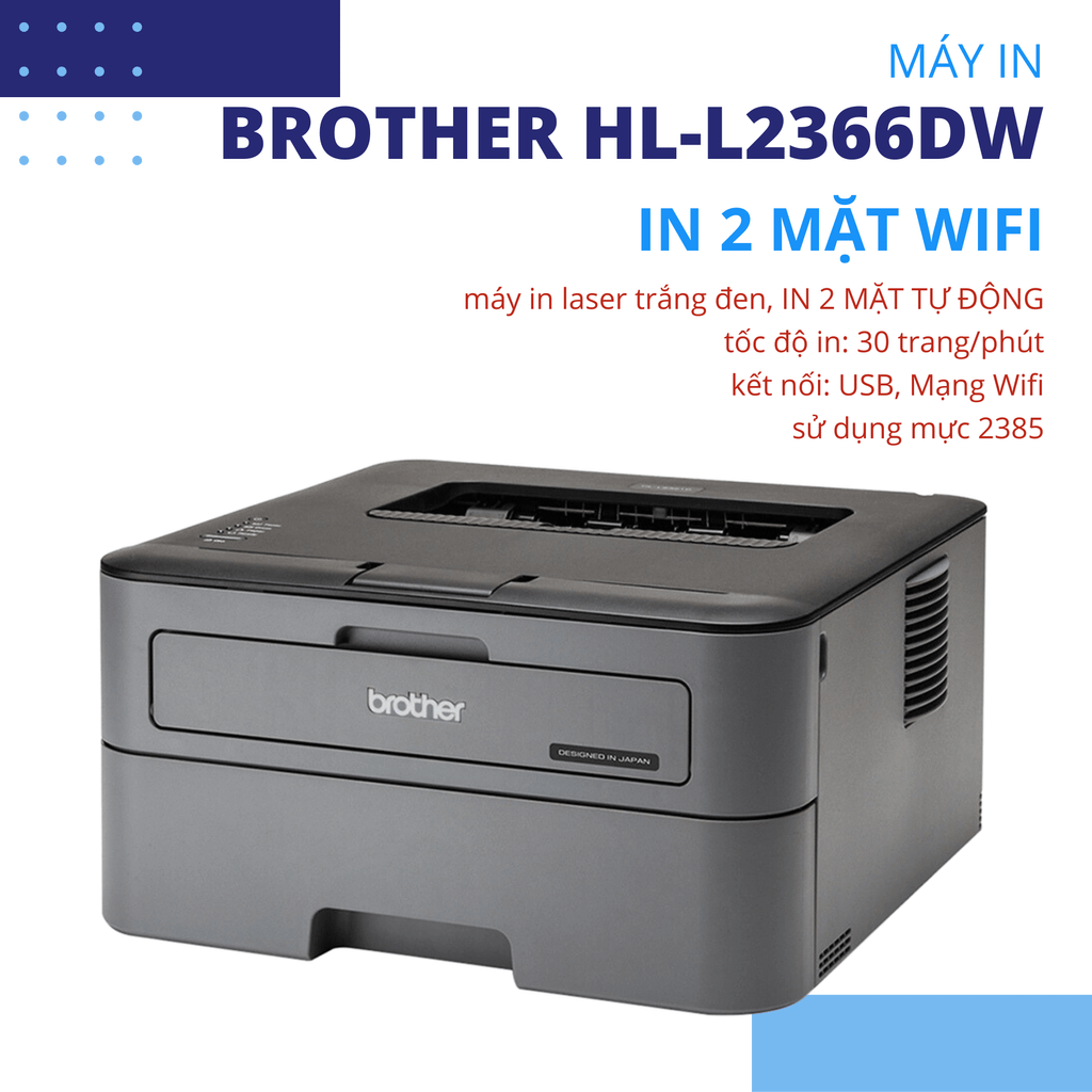 Máy in laser Brother HL-L2366DW