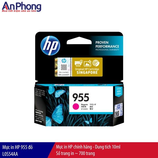 Mực in HP 955A Magenta L0S54AA