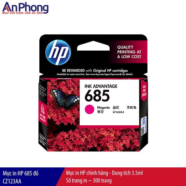 Mực in HP 685 Magenta CZ123AA