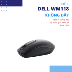 Chuột không dây Dell WM118