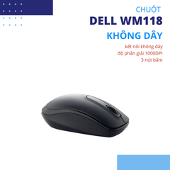 Chuột không dây Dell WM118