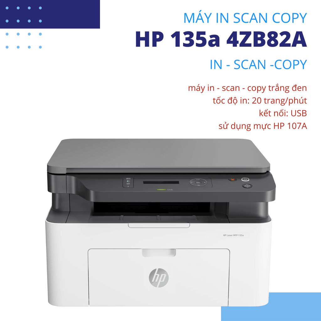 Máy in laser đa năng HP 135a 4ZB82A