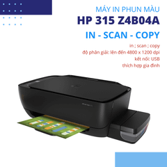 Máy in phun màu đa năng HP 315 Z4B04A