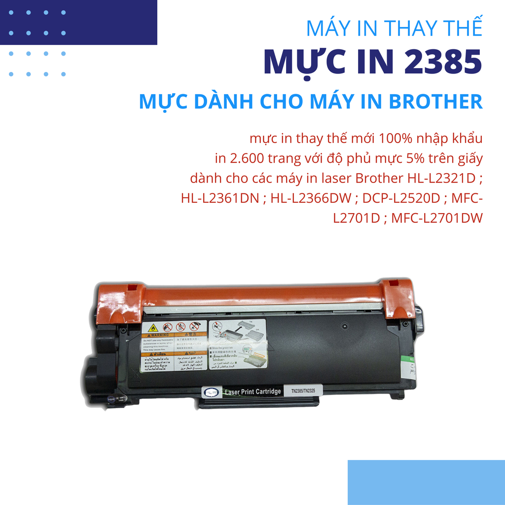 Mực in thương hiệu Brother TN-2385