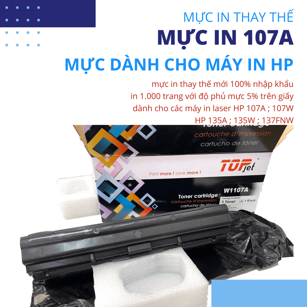 Mực in thương hiệu 107A W1107A