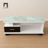 Bàn trà phòng khách hình hộp BTPK5 Ulfah 1m x 50 kính giả đá 
