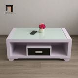  Bàn sofa phòng khách nhỏ giá rẻ BTPK81 Sherman 1m x 50 trắng 