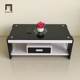  Bàn sofa phòng khách giá rẻ BTPK54 Raminho 2 màu trắng đen 