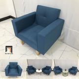  Ghế sofa đơn hiện đại xanh dương NS02 cho công sở giá rẻ 