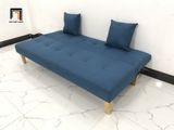  Bộ ghế sofa giường nằm xanh dương GBL1 dài 1m72 bọc vải 