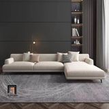  Ghế sofa góc L giá rẻ màu trắng kem GT168 Orren 2m4 x 1m6 