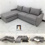  Bộ ghế sofa góc GL1 2m2 x 1m6 giá rẻ xám ghi trắng 