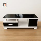  Bàn trà phòng khách giá rẻ BTPK17 Sebring 1m màu trắng đen 