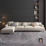  Ghế sofa góc L giá rẻ màu trắng kem GT168 Orren 2m4 x 1m6 