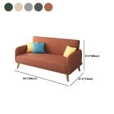  Ghế sofa bed giường nằm nhỏ GB64 Bowdon dài 1m6 màu carrot 