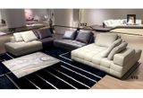  Bộ ghế sofa chữ U sang trọng UT24 Seneca 3m5 phối màu da giả 