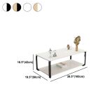  Bàn sofa phòng khách mặt đá 2 tầng BSF7 Tally 1m x 50 giá rẻ 