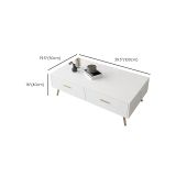  Bàn trà mặt đá trắng sang trọng BSF22 Slam 1m x 50 2 hộc kéo 