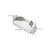  Sofa văng cong cho shop tiệm BT305 Farlet 2m1 vải lông cừu 