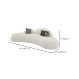  Bộ ghế sofa cong xinh xắn KT106 Gondrin vải lông cừu xinh 