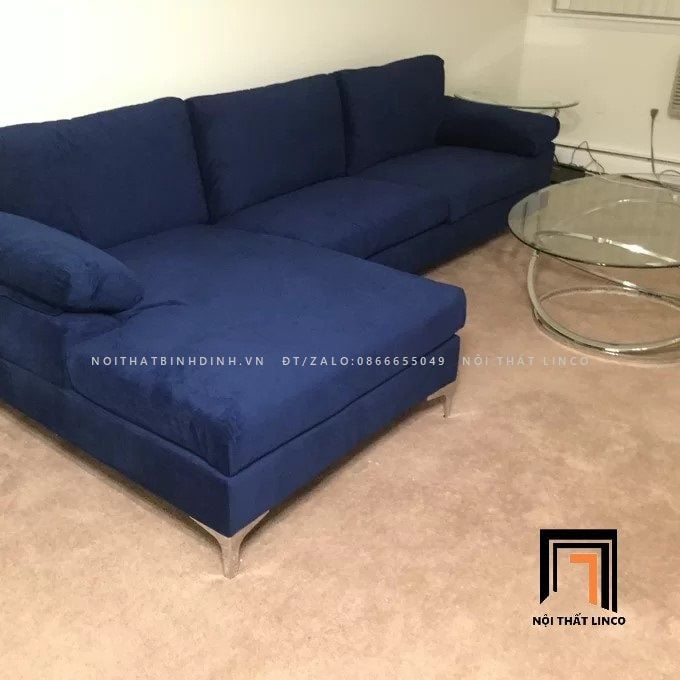  Bộ ghế sofa chữ L 2m4 x 1m6 GT4 Ettal phòng khách sang trọng 