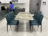  Combo bàn ăn 6 ghế nhà bếp 38-BAD6-Pausen cho gia đình nhỏ 