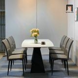  Bộ bàn ghế ăn phòng bếp xinh xắn 39-BAD6-G17-B5 mặt đá 