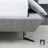  Giường ngủ vải nỉ màu xám GN61 Amaya cho căn hộ chung cư 
