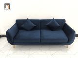  Bộ ghế sofa phòng khách BB 1m9 xanh dương đậm vải nhung 