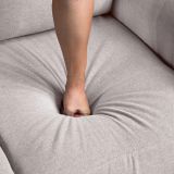  Bộ ghế sofa phòng khách gia đình KT127 Fredel xám trắng giá rẻ 