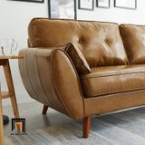  Bộ ghế sofa da giả Pu xanh than KT109 Rothry cho văn phòng 