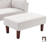  Ghế sofa bed giường nằm GB53 Armisen 2m xám trắng vải nỉ nhung 