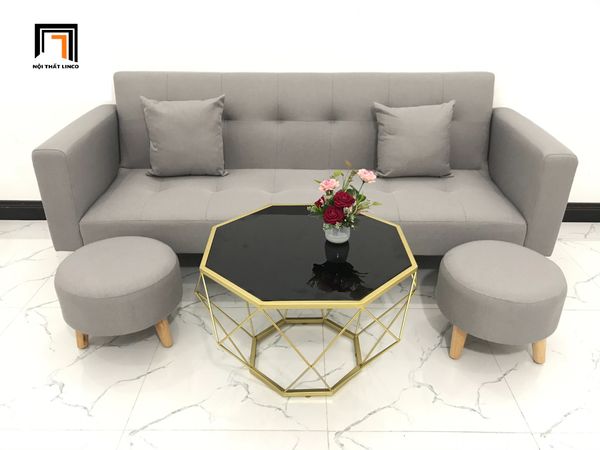  Bộ ghế sofa thông minh BTV dài 2m bật nằm xám trắng 