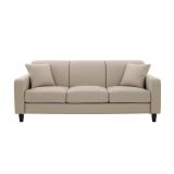  Ghế sofa băng giá rẻ dài 1m9 BT215 Settee màu xám lông chuột 
