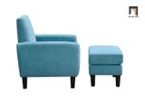 Ghế sofa đơn vải nỉ xanh dương DT99 Betul cho căn hộ chung cư 