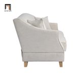  Sofa giường bật nằm GB102 Milena 2m2 xám trắng vải nỉ châu Âu 
