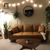  Ghế sofa băng 2m da giả BT37 Portola cho văn phòng làm việc 