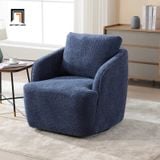  Ghế sofa đơn xinh xắn nhỏ DT90 Dalbert vải lông cừu xanh lá 