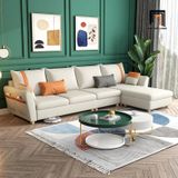  Bộ ghế sofa góc gia đình GT127 Pedley 3m x 1m6 phối màu vải 