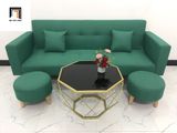  Bộ ghế sofa giường thông minh BTV 2m hiện đại màu xanh ngọc 