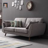  Sofa băng hiện đại BT62 Dropy dài 1m9 màu xám lông chuột 