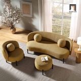  Ghế sofa băng cong xinh xắn 2m1 BT312 Amboise trang trí shop 