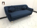  Bộ ghế sofa băng BL10 BGN dài 1m9 xanh dương đậm vải nhung 