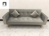  Bộ ghế sofa giá rẻ thông minh BTV 2m xám tro vải nhung 